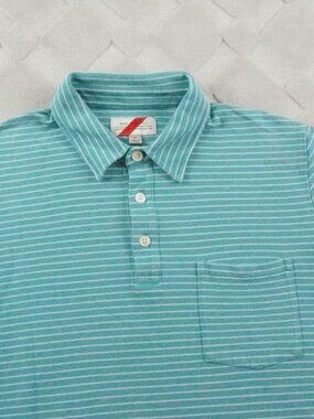 Best Made Co Polo Shirt Mens Medium Striped Formal Preppy Casual